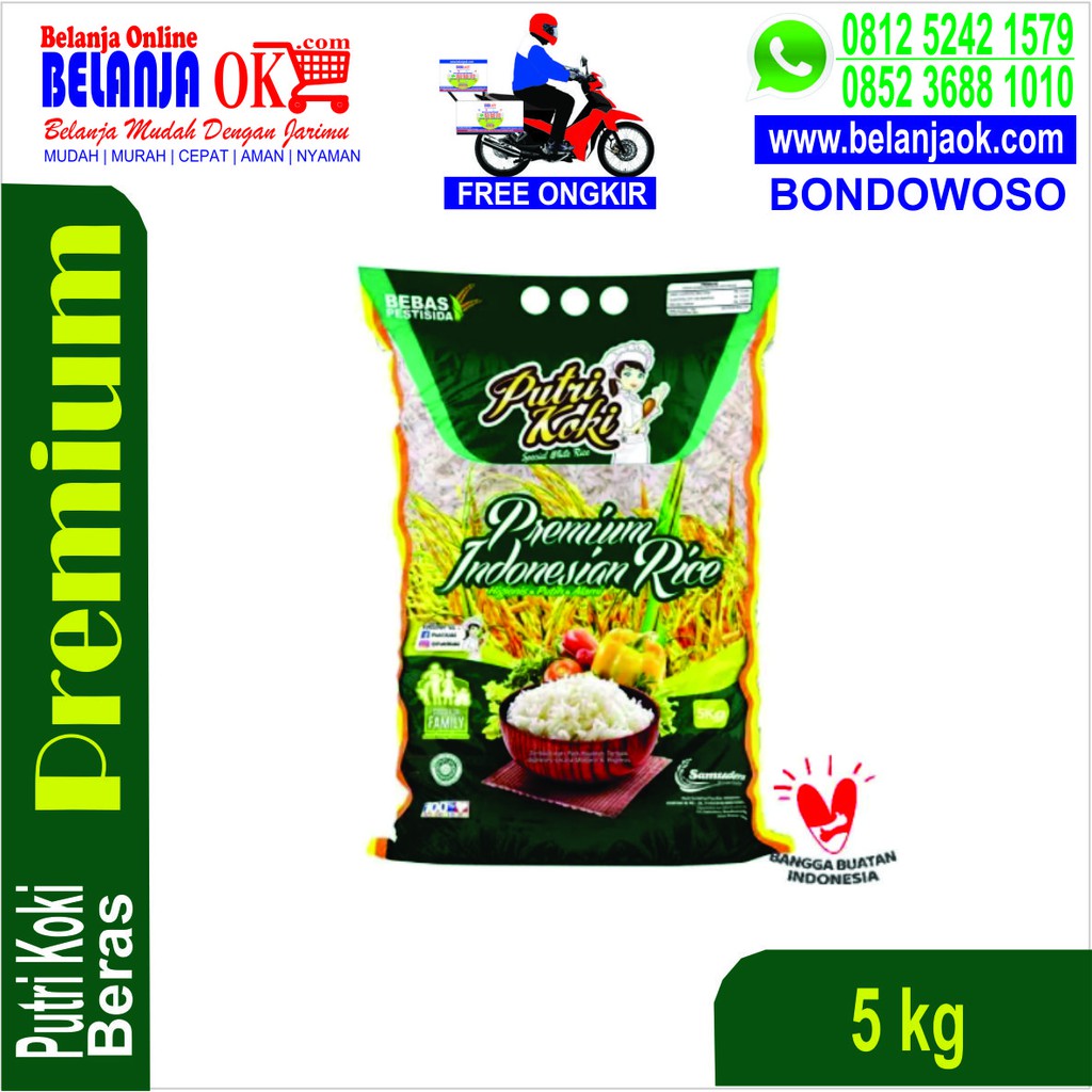 

Beras Putri Koki Premium 5 Kg