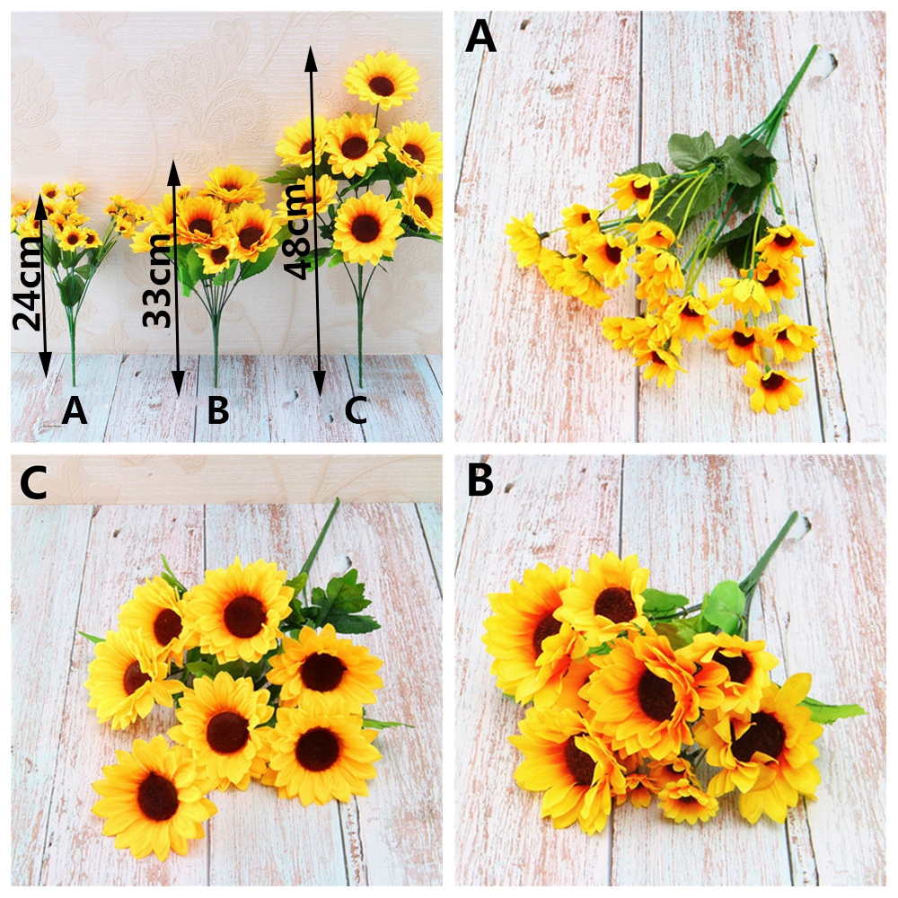 Diy Kerajinan Dekoratif Bentuk Bunga Matahari Warna Kuning 