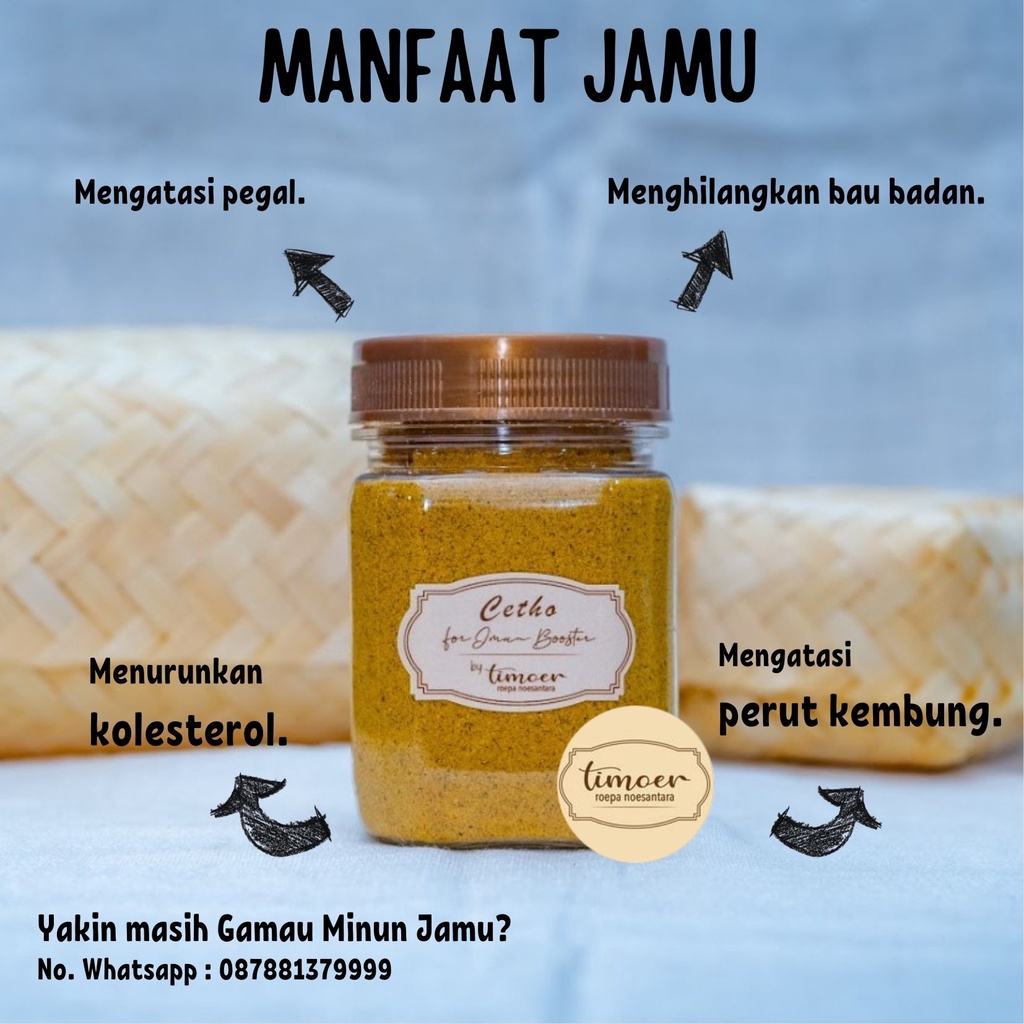 

jamu tradisional cetho