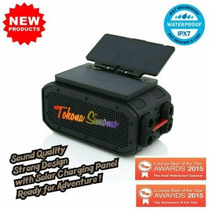 BRAVEN BRV PRO Solar Panel - Portable Waterproof Bluetooth Speaker