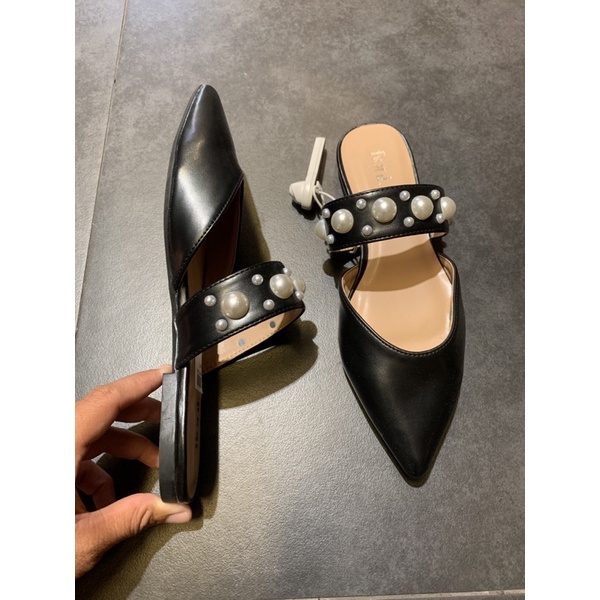 Fioni Fashion Casual Black payless mule