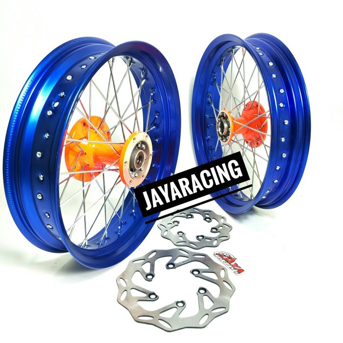 Velg supermoto 17 350 300 Honda CRF 150 Sepaket plus cakram
