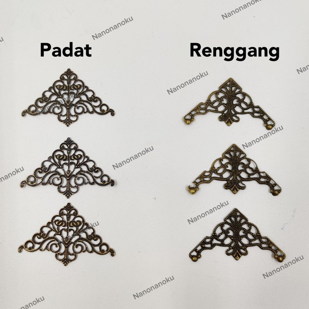 [20 PCS] Siku Hantaran Emas Antique Gold / Charm / Hiasan Box Seserahan / Mahar