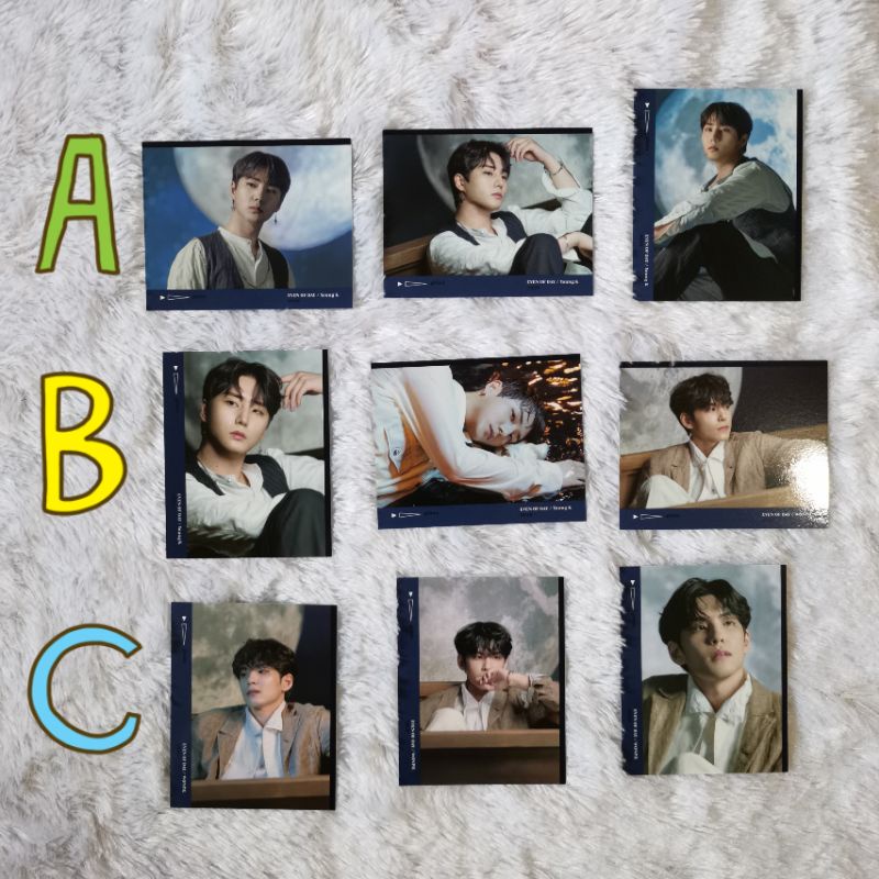 READY STOCK OFFICIAL DAY6 EVEN OF DAY THE BOOK OF US GLUON BEHIND PHOTO CARD SET - PHOTOCARD PC YOUN