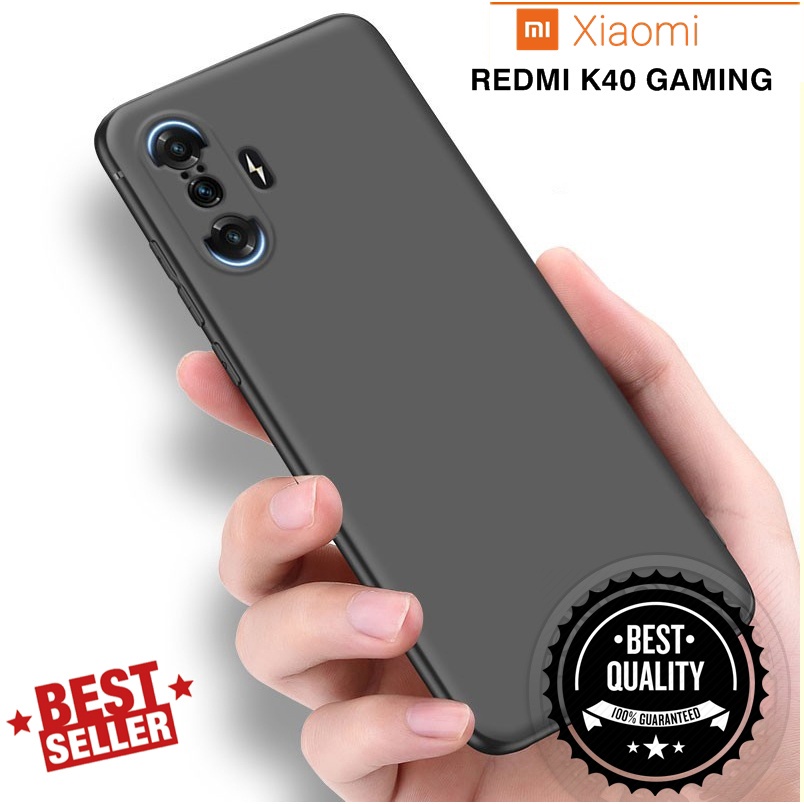 Redmi K40 Case gaming macaron list black edition slimat or slimat ring stand softcase cover