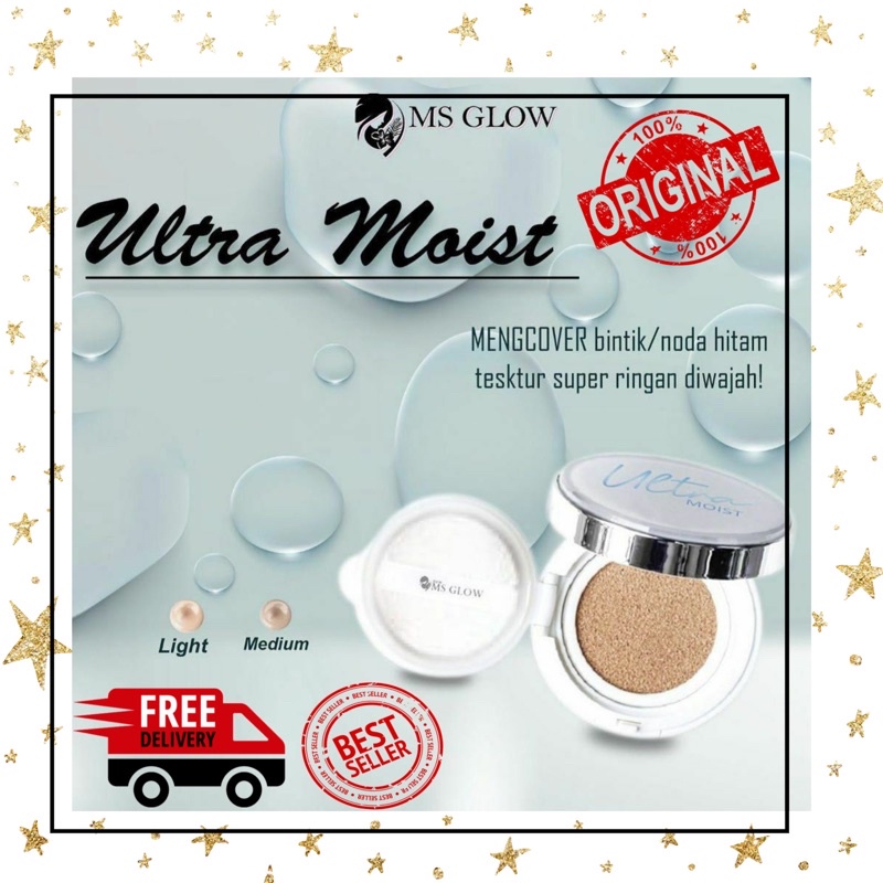 MS GLOW COSMETICS MOIST CUSHION , MSGLOW ORIGINAL