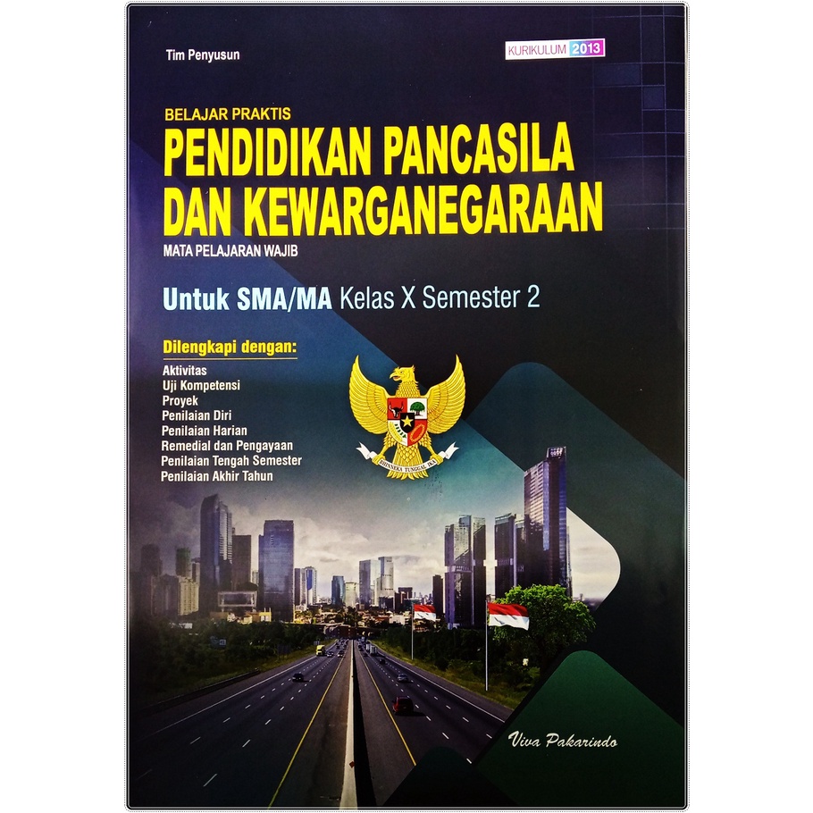 Jual Lks Ppkn Sma Ma Kelas X Semester Viva Pakarindo Shopee