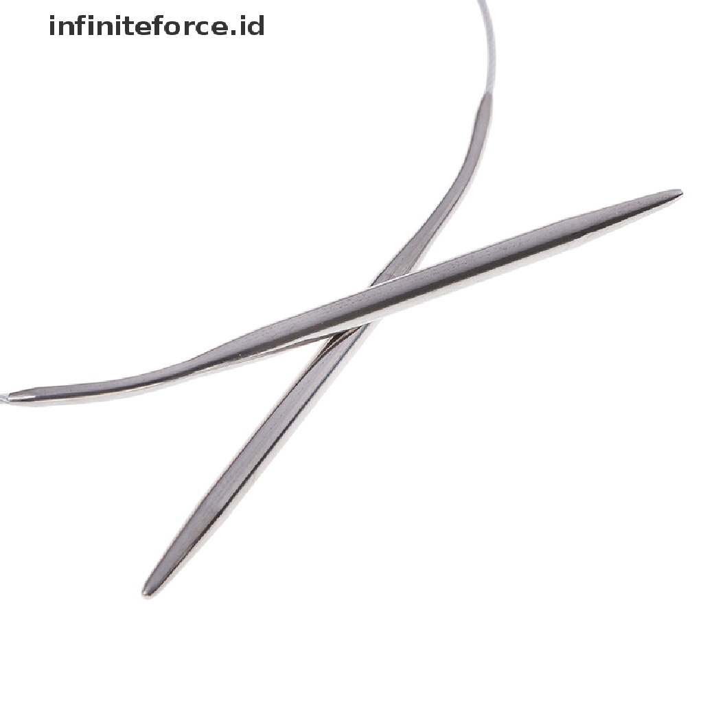 (Infiniteforce.Id) 11pcs / Set Jarum Kait Rajut Crochet Bahan Stainless Steel 6-16