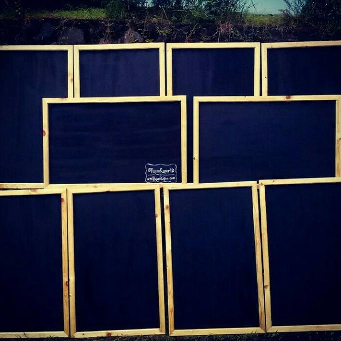 

[COD] 40x60cm papan tulis kapur chalkboard gantung menu restaurant cafe TERJAMIN Kode 732