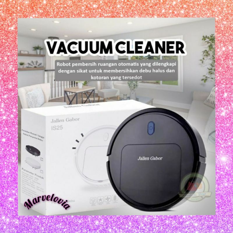 Type IS25 Jallen Gabor Vacum Robot Pembersih Debu Lantai Smart Vakum Vacuum Cleaner