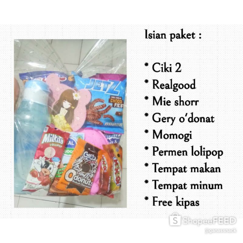 

paket Snack ulang tahun Anak