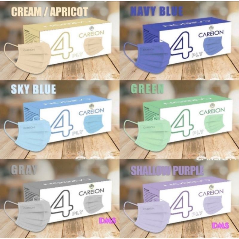 Masker Earlop Disposable Careion 4ply