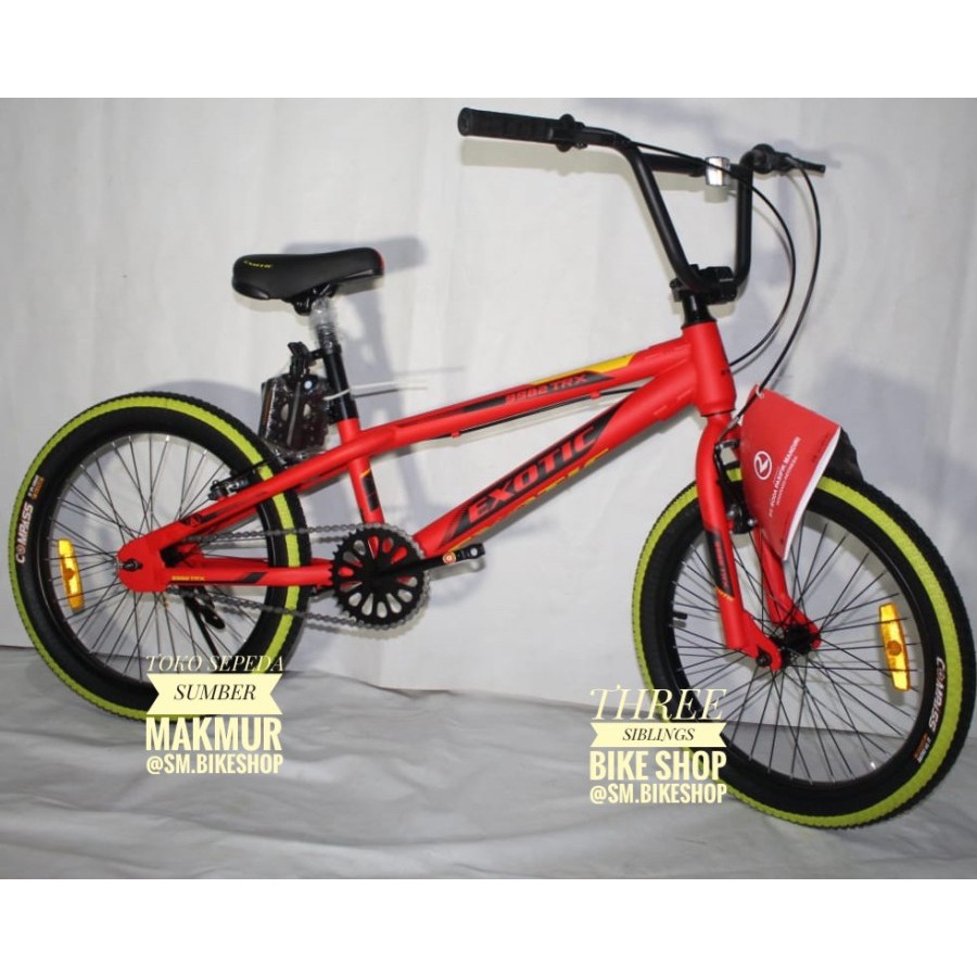 SEPEDA BMX EXOTIC 9982 TRX 20 INCH WARNA MERAH