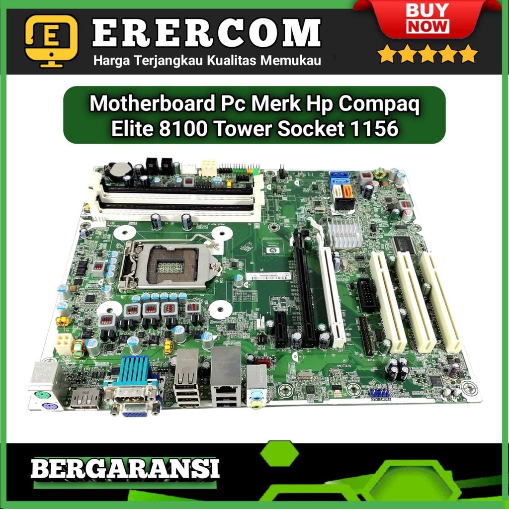 Motherboard Mobo Mainboard Pc Intel Ddr3 build up Hp Compaq Elite 8100 Tower Original Murah