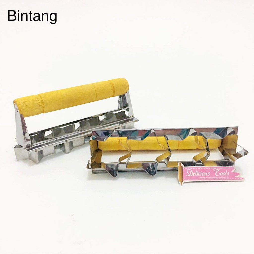 Cetakan bangkit Bintang cetakan kukis kue kering baking