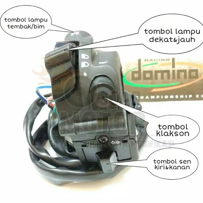 saklar kiri domino universal model new satria fu vixion mx