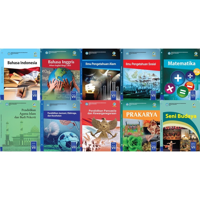 

❤BISA COD❤ PAKET Buku Siswa - Kelas 1/7 SMP Semester 1 - 10 Buku Mata Pelajaran
