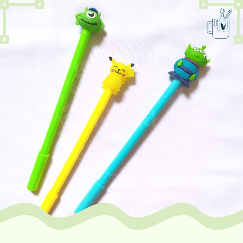 

Pulpen | Ballpoint | Bolpen Karakter | Character - Mike - Pikachu - Alien Toy Story - 0.5 mm (Gel)