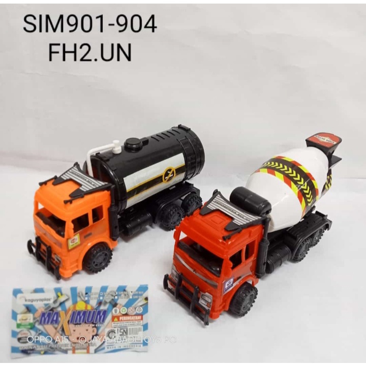SIM 901 / 902 / 903 / 904 Mainan Truck Kontraktor Maximum Truk Konstruksi SIM901/902/903/904
