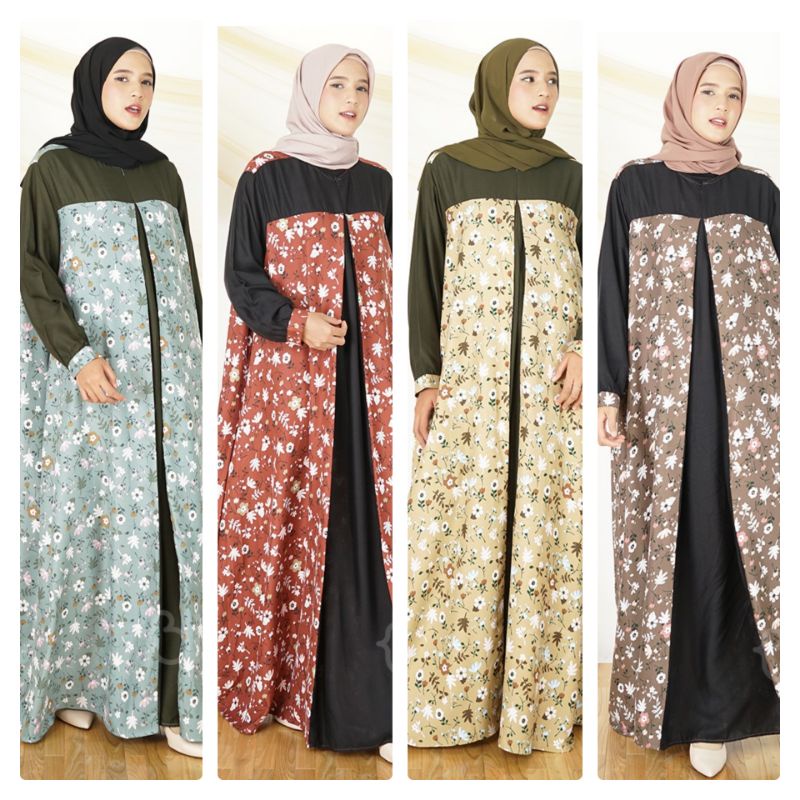 COD ORIGINAL BINTI GAMIS JUMBO ENDA FUNI ALBINA AGREA BUSUI JUMBO BIGSIZE LD 135 FIT XXXL GAMIS MUSLIM BIGSIZE MOTIF BUNGA