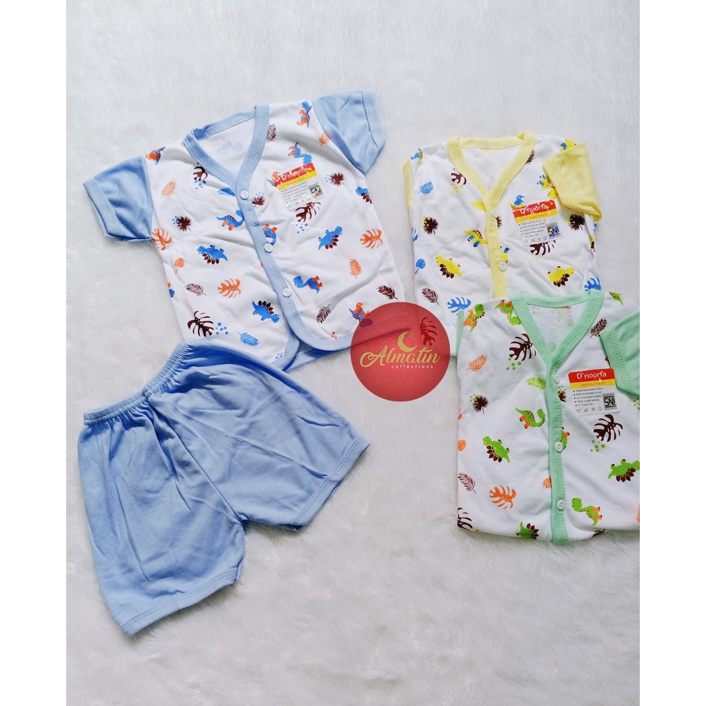 Baju Anak / Setelan Bayi Baju Anak Baju Bayi Unisex Setelan Pendek Bayi Kancing Depan