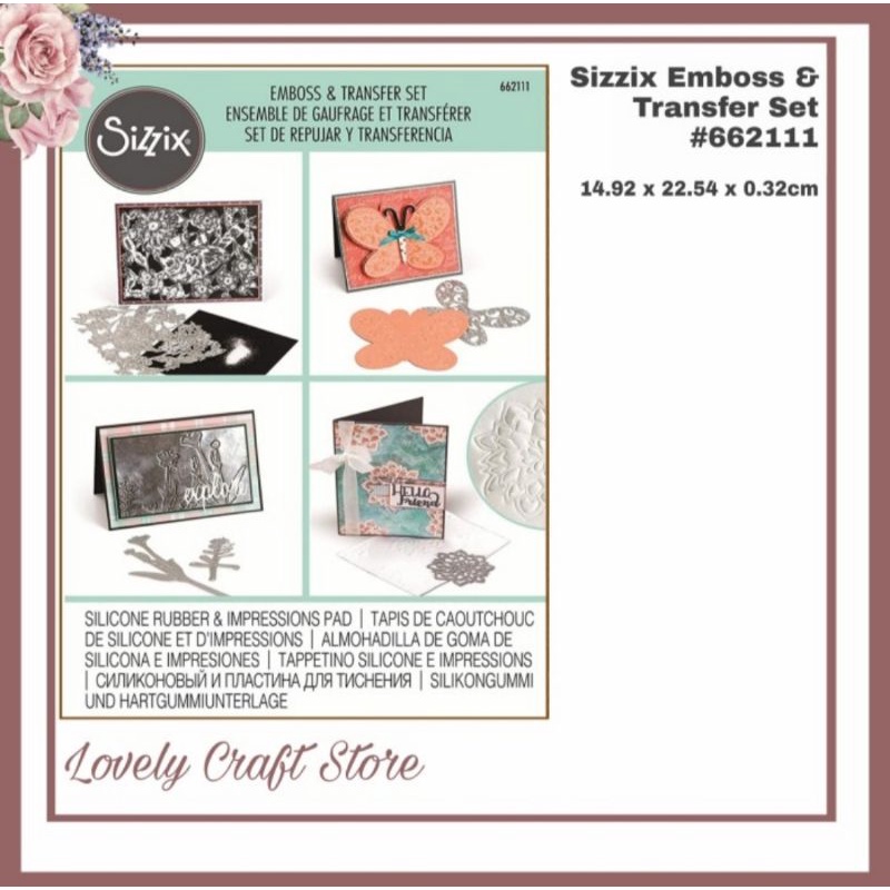 

Sizzix Emboss and transfer set #662111