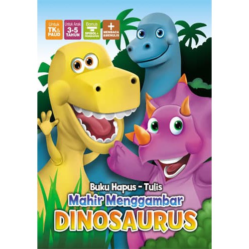 

Buku Hapus Tulis Mahir Menggambar Dinosaurus