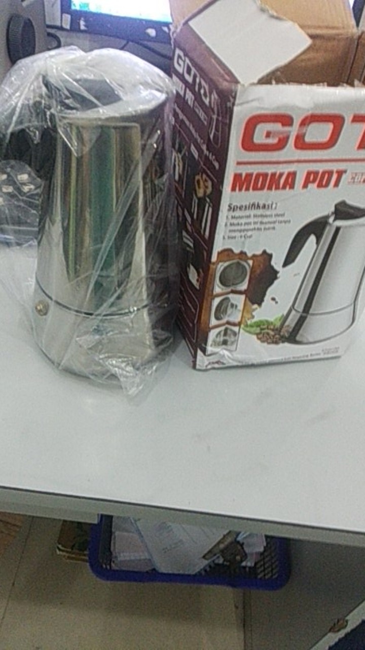 Espresso Maker Moka Pot Stainless Teko Kopi