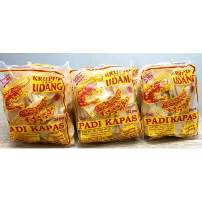 

KERUPUK UDANG PADI KAPAS 250 GRAM KHAS CIREBON