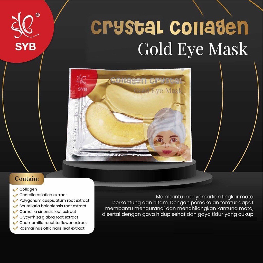 SYB Collagen Crystal Gold Eye Mask