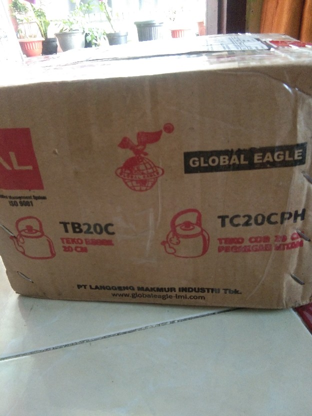 Teko Minum Masak / Ceret  Cor Almunium 16 18 20 Cm Global Eagle