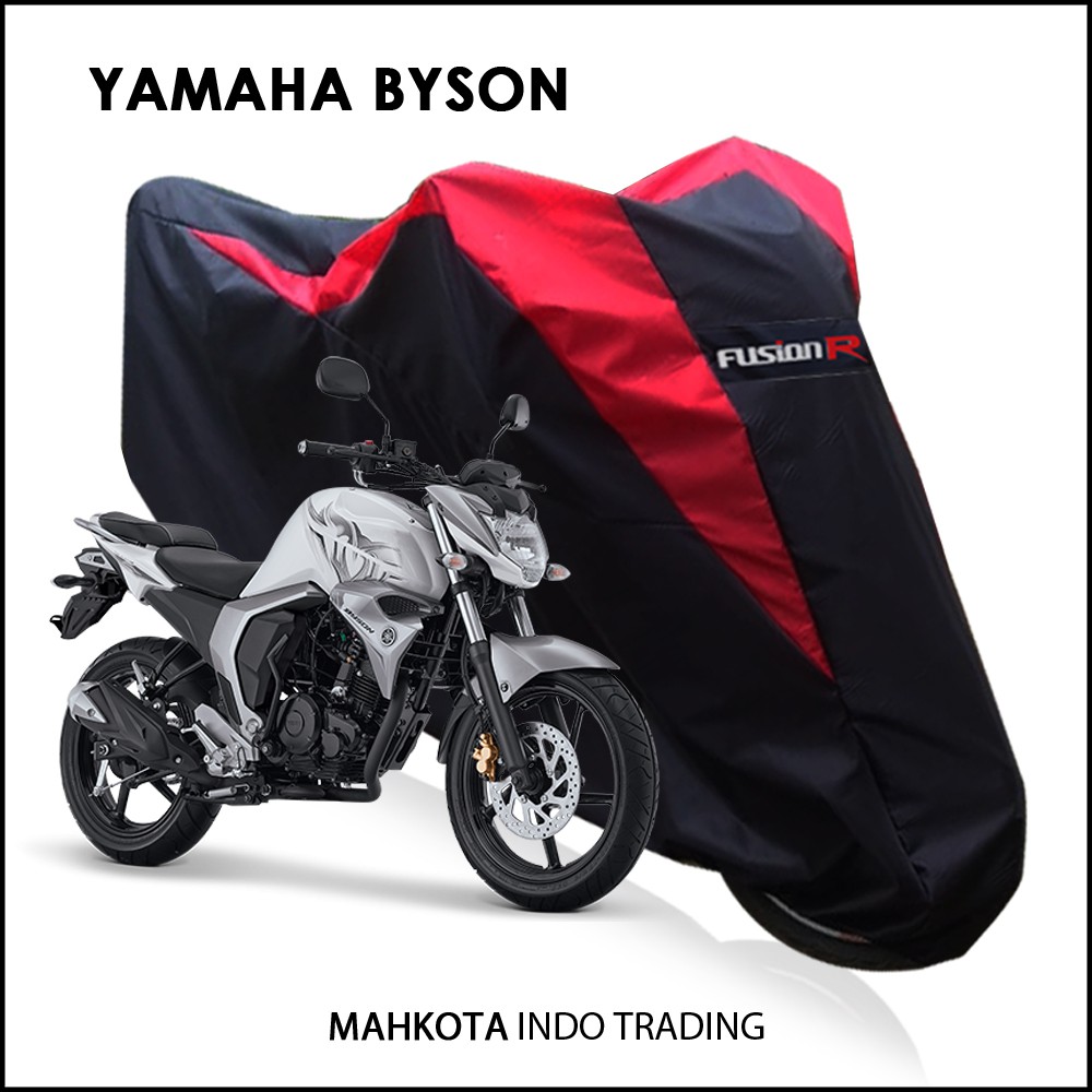 Sarung Motor Warna YAMAHA BYSON Waterproof / Penutup Motor Warna BISON / Cover Motor Merek FUSION R