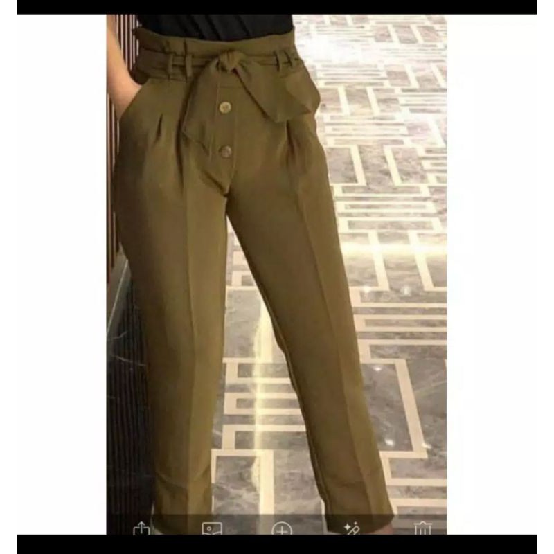 BAGGY VEVE REMPEL PANTS//CELANA BUTTON PANTS