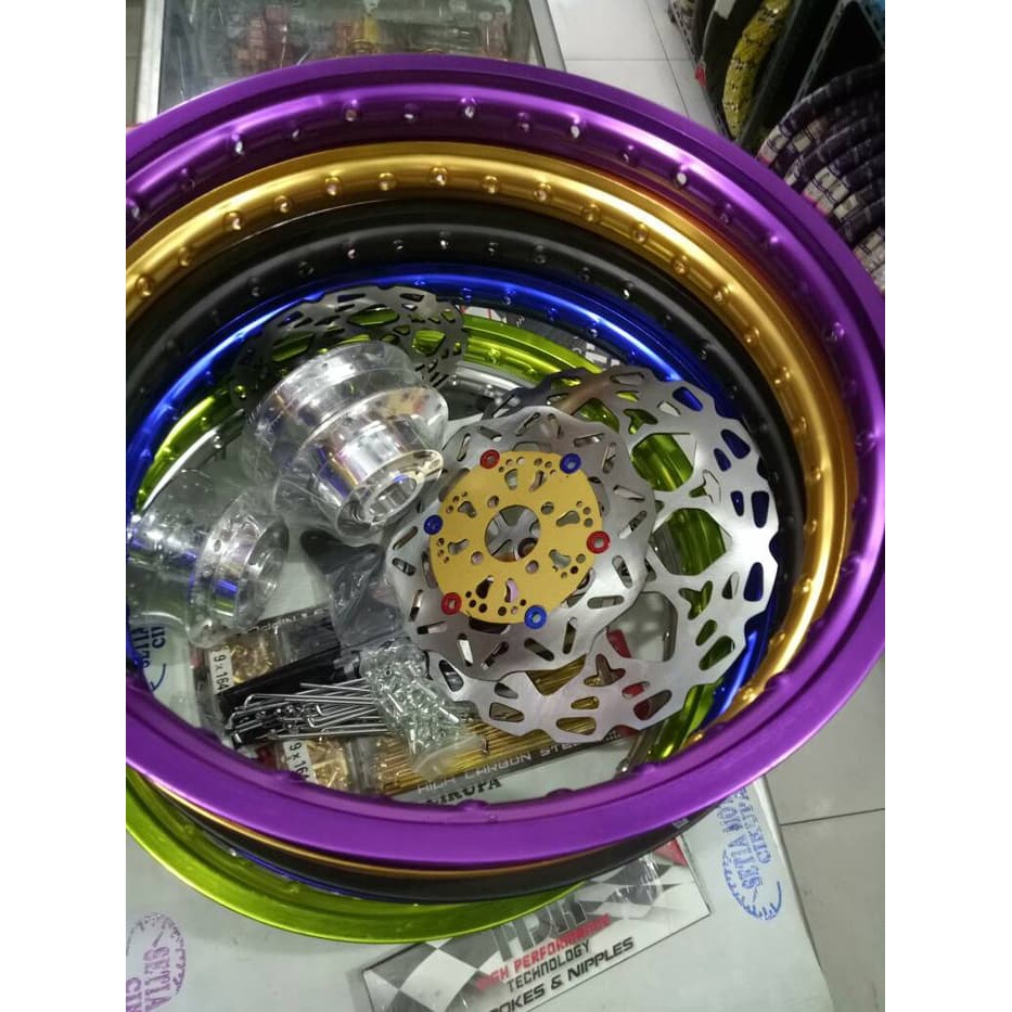Velg Satria Fu Paket Tromol Velg Jari Jari Disc Cakram - Variasi Motor