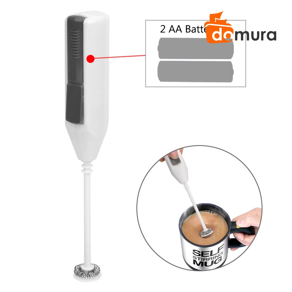 Pengaduk Kopi Susu Mini Hand Mixer Portable Coffe Mixer Elektrik