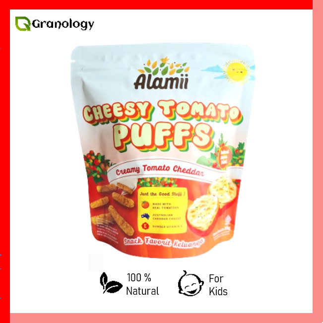 Alamii Snack Bayi Sehat No MSG 25 gram - Creamy Tomato Cheddar