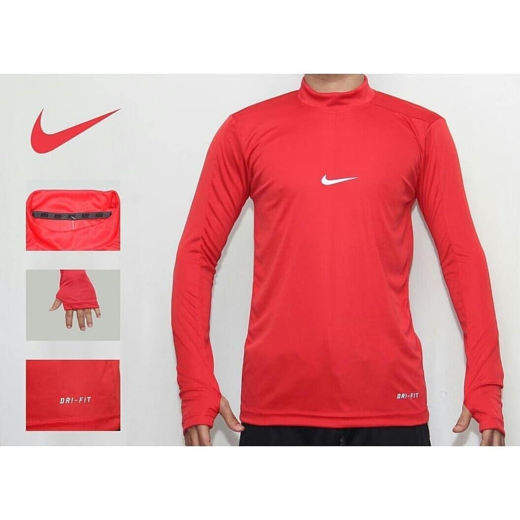 Manset Baselayer Nike Panjang Hitam Thumbole