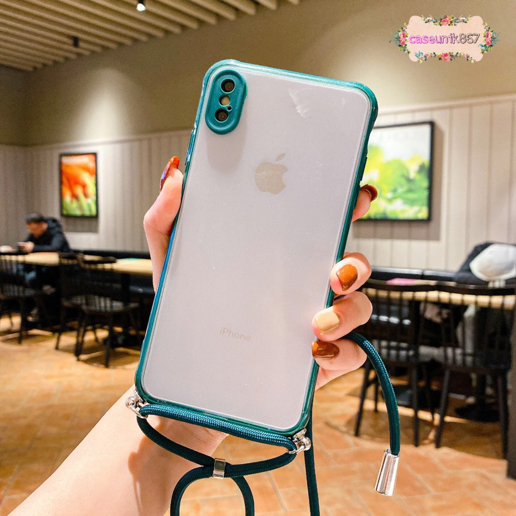 Softcase slingcase lanyard choice samsung J6+ J7 A01 Pro Core Prime CS2886