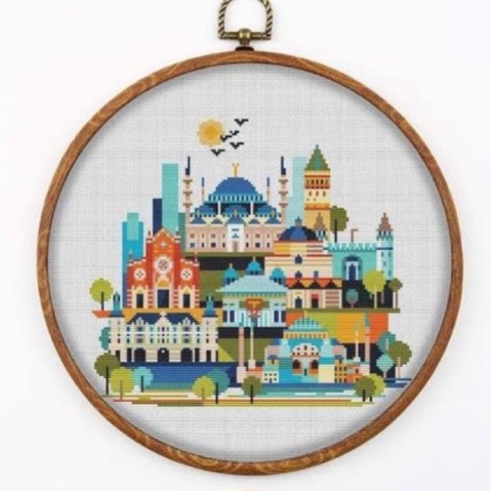 Dijual paket kristik negara turki city islami mesjid Berkualitas