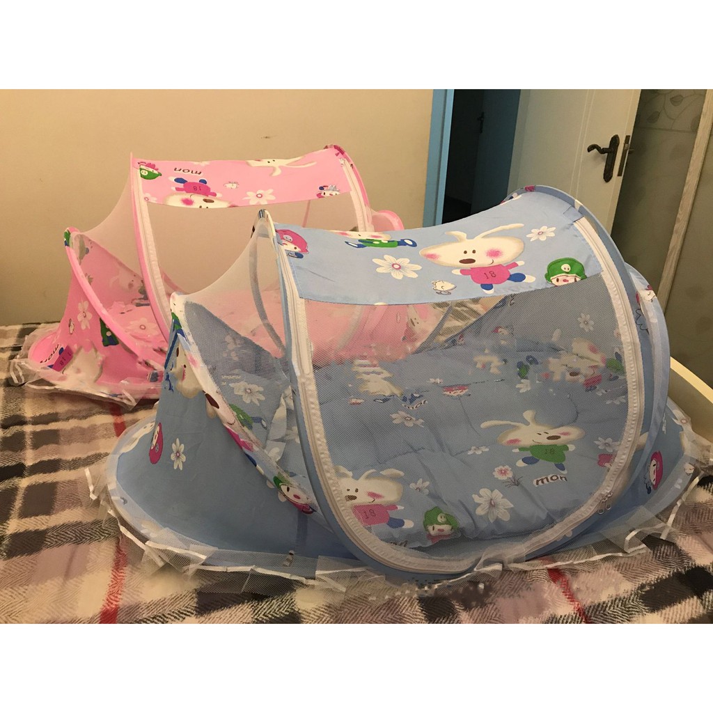 Kelambu Bayi 3IN1 Lengkap Dengan Kasur, Bantal & Musik / Baby Bed / Kasur Bayi-1