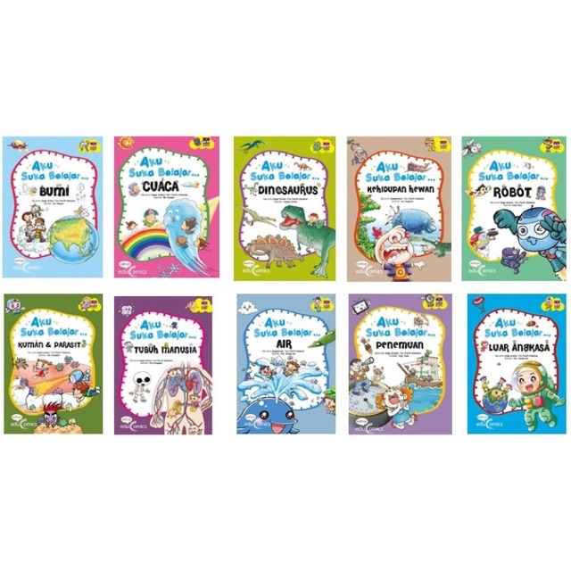 Aku Suka Belajar Educomics Anak