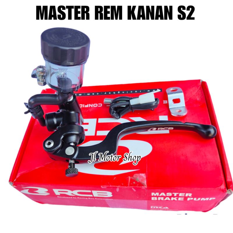 Master Rem RCB NMAX PCX ADV Kanan Kiri S2 Not S1 Radial - Master Rem NMAX PCX ADV RCB S2 Forged Not S1 Original Bisa Untuk Kopling Hidrolik RCB.