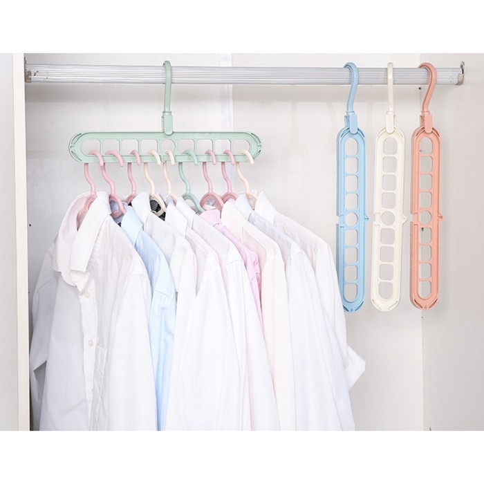 Magic Hanger Instant 9 in 1 / Gantungan Baju Ajaib / Gantungan Baju 9 in 1