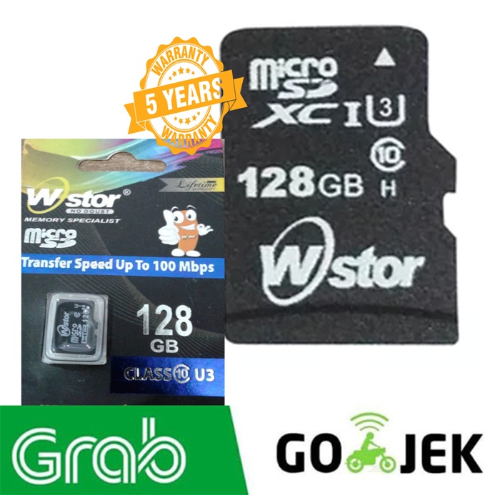 Micro Sd 128Gb Wstor / Takuma / visipro Packing Bergaransi