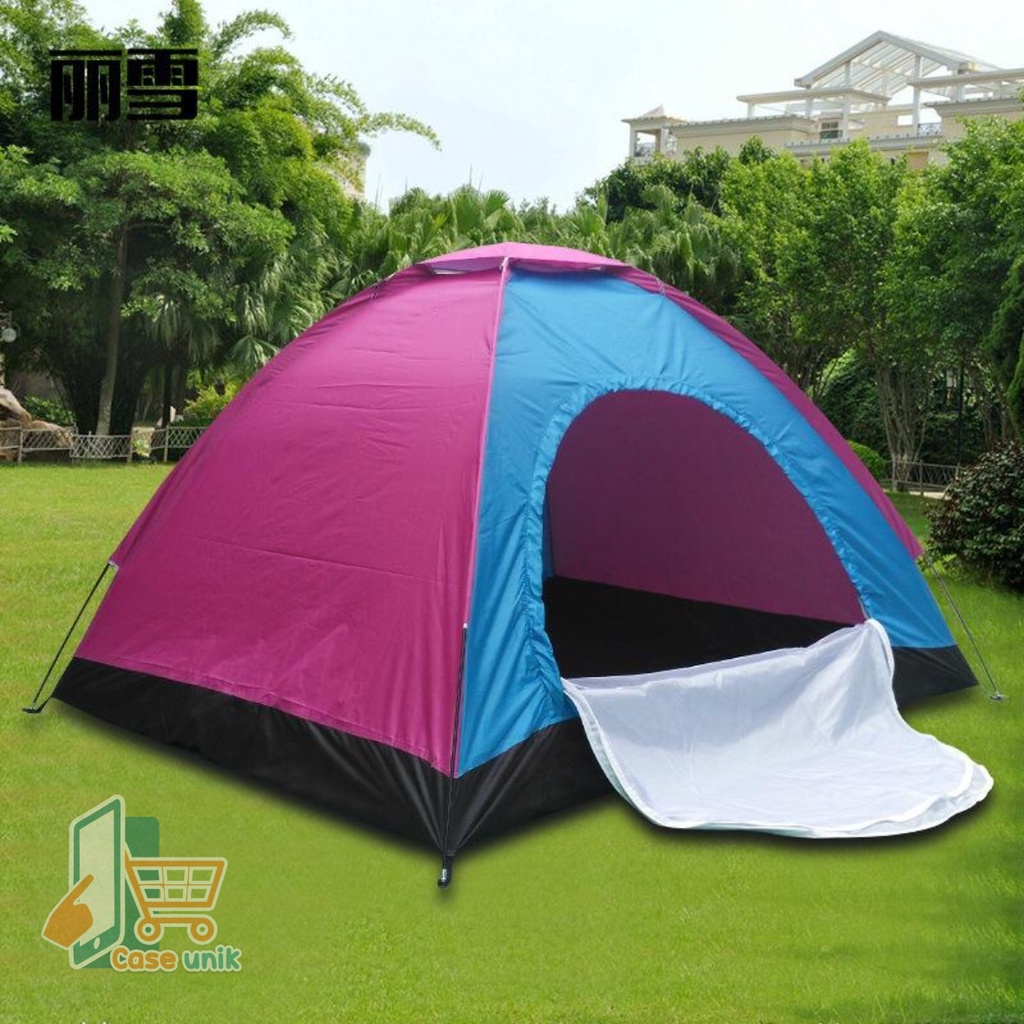 RT106 TENDA CAMPING OUTDOOR INDOOR KAPASITAS 2-3 ORANG UKURAN 2M X 1,5M CS4050