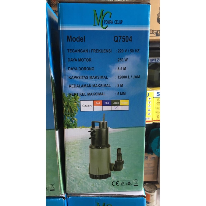 Mesin Pompa Air (Pompa Celup/Rendam) Mc Q7504 Non Automatic