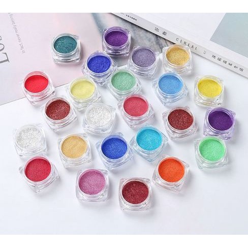 12 Color Resin Dye Pearl Pigment - Bubuk Mica Pewarna Resin (12 Warna)