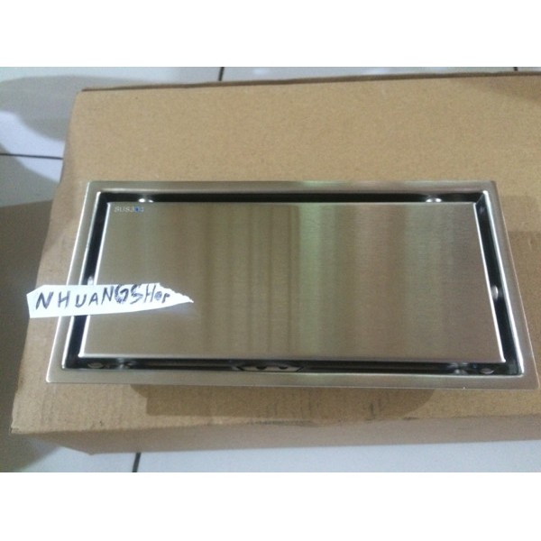 floor drain saringan air stainless desain minimalis panjang