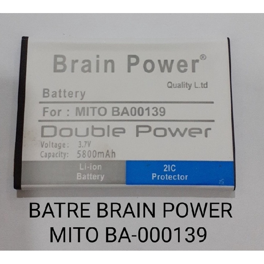 Double Power Battery Batere Batre Baterai Brain Power Mito Y1 A79 BA00139 BA-00139