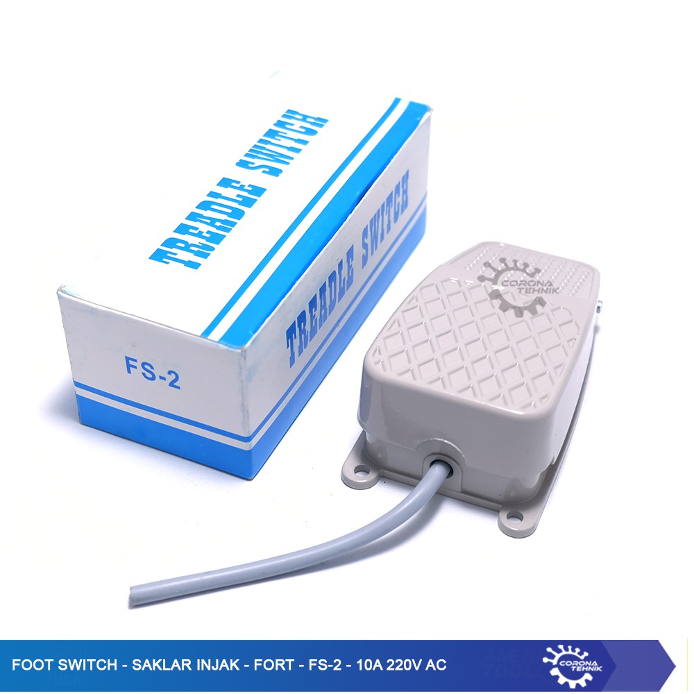 FORT - Foot Switch - Saklar Injak  - FS-2 - 10A 220V AC